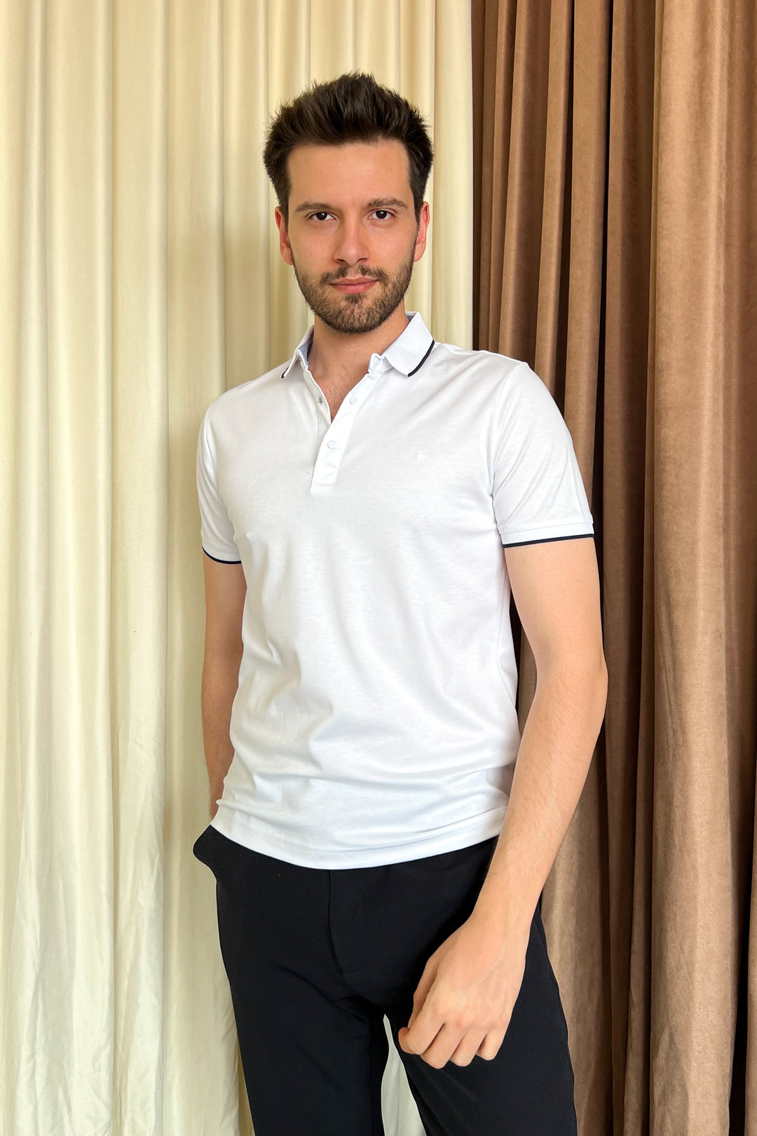 MPL Men's Polo Neck T-shirt 3795 - Mira