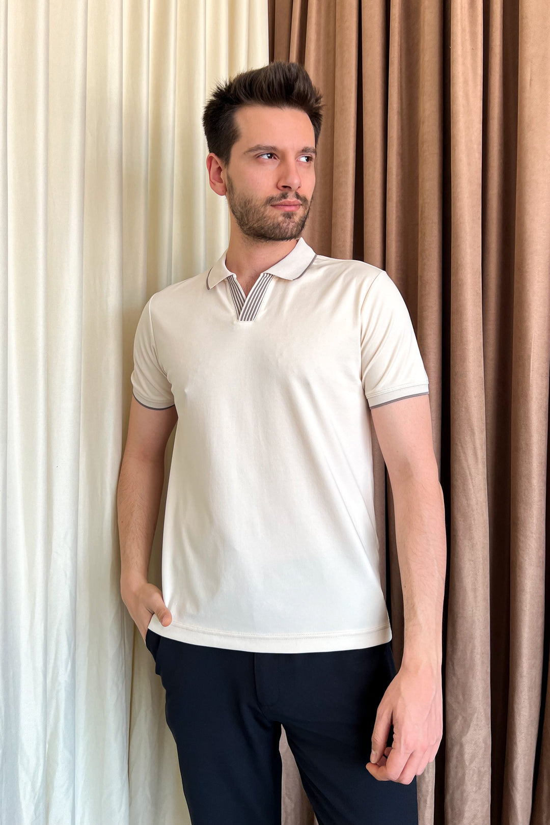 MPL Men's Polo Neck T-shirt 4135 - Potsdam
