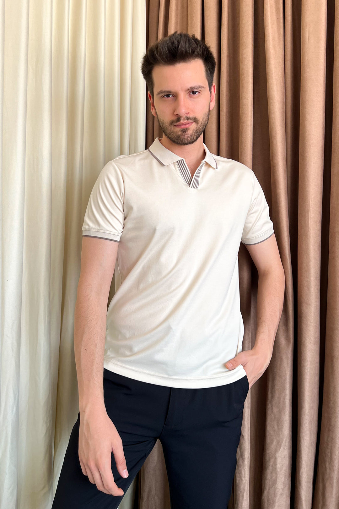 MPL Men's Polo Neck T-shirt 4135 - Potsdam