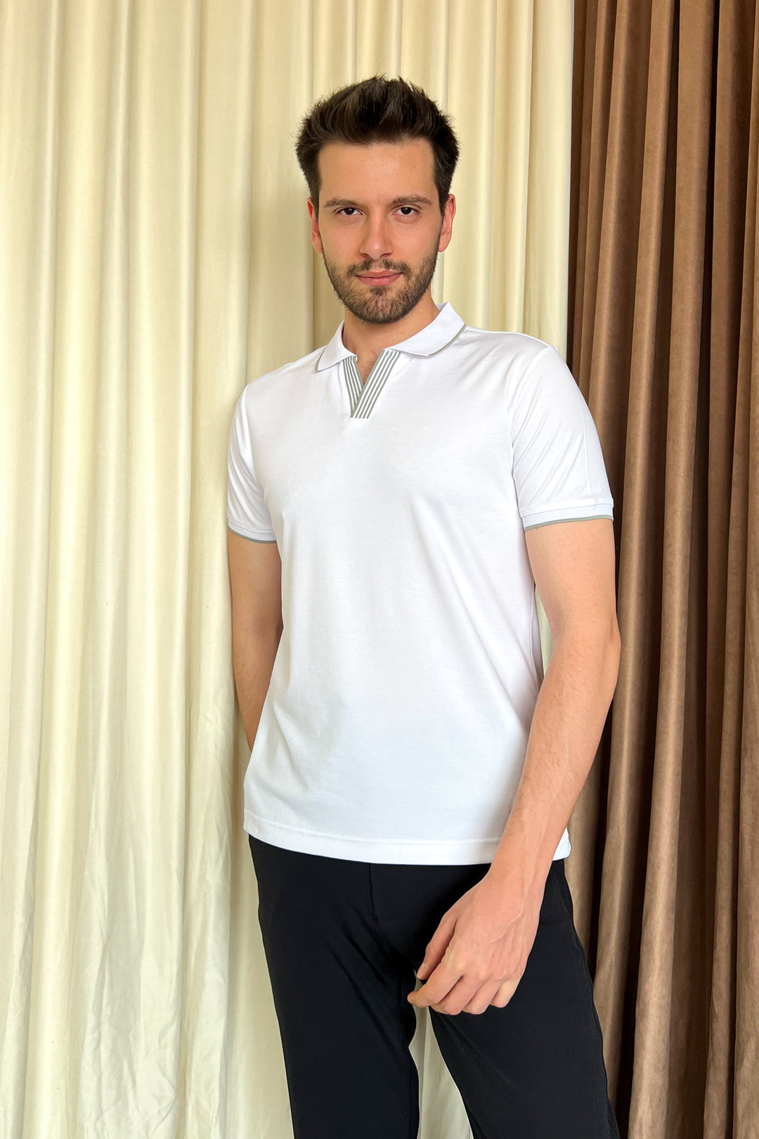 MPL Men's Polo Neck T-shirt 4135 - Panevėžys