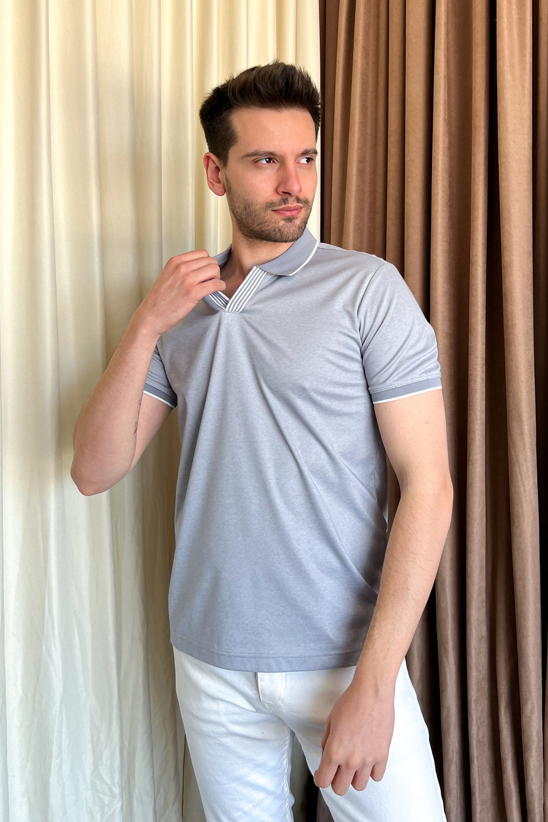 MPL Men's Polo Neck T-shirt 4135 - Yorktown