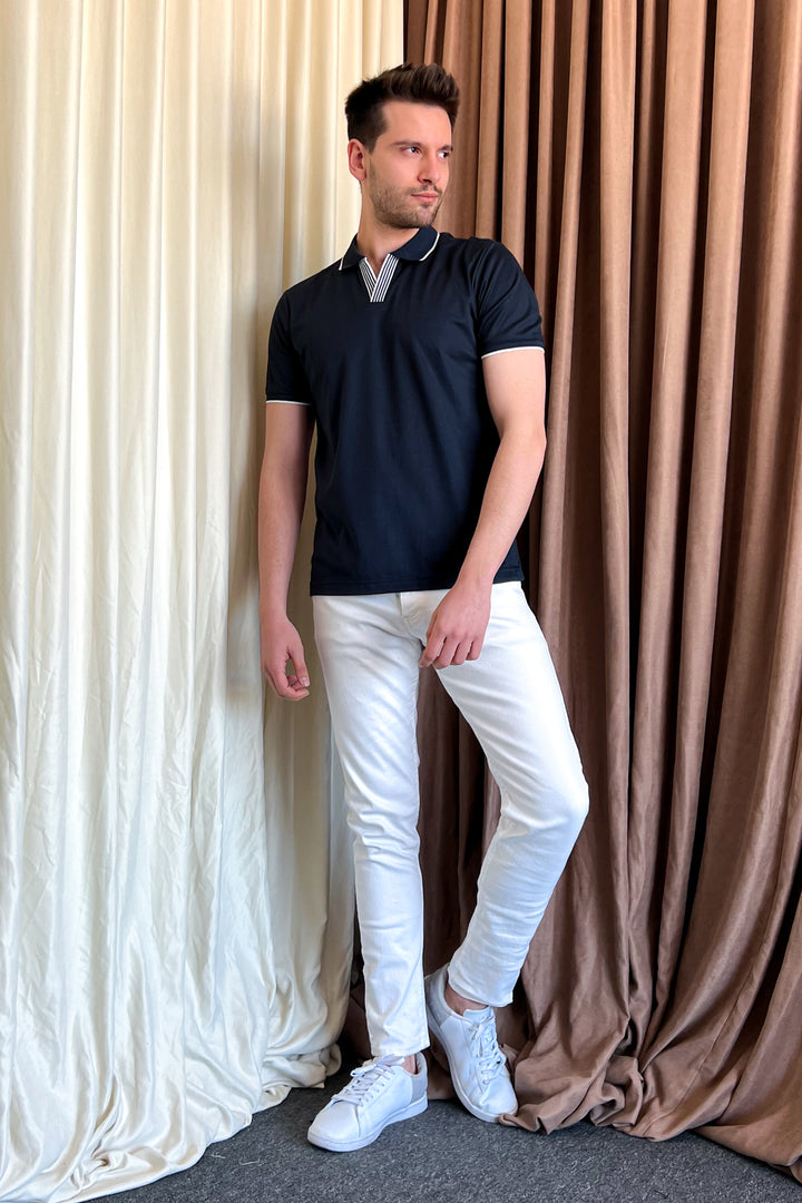 MPL Men's Polo Neck T-shirt 4135 - Lafayette
