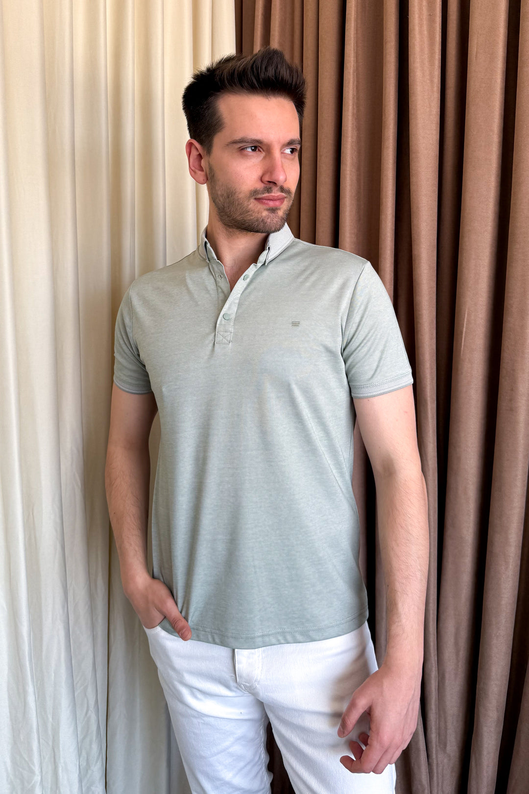 MPL Men's Polo Neck T-shirt 4148 - Bergkamen
