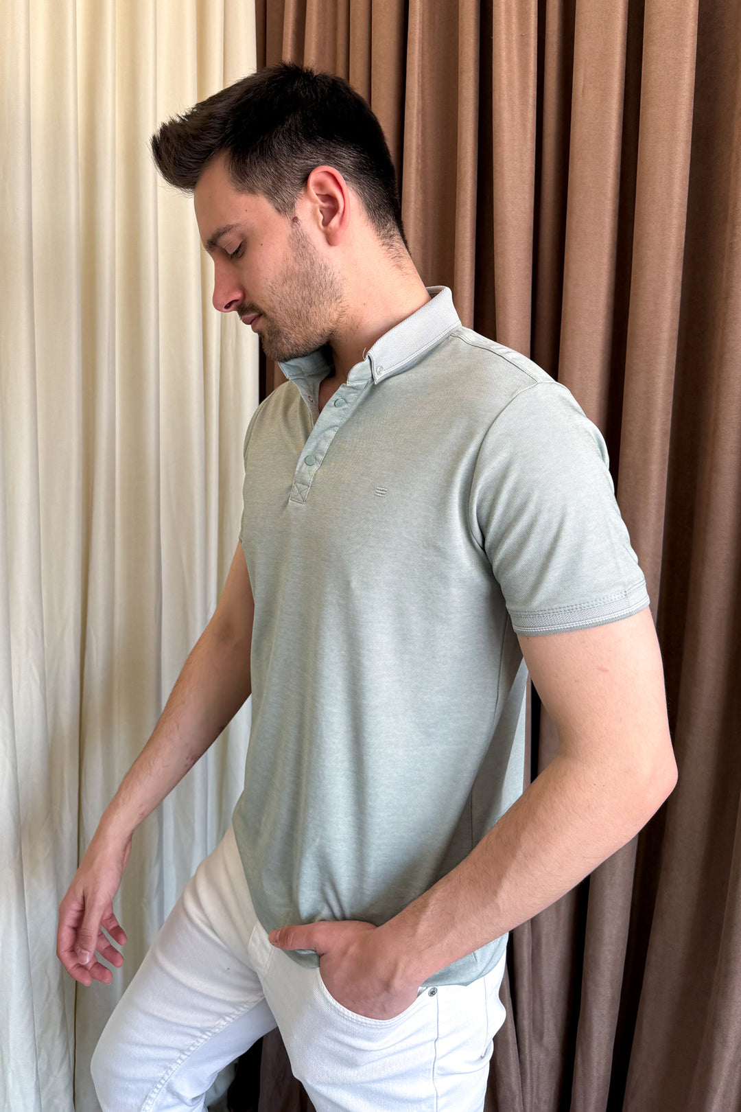 MPL Men's Polo Neck T-shirt 4148 - Bergkamen