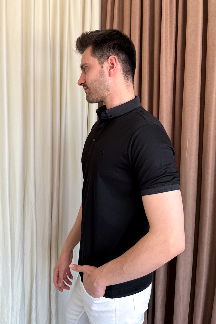 MPL Men's Polo Neck T-shirt 4148 - New Braunfels