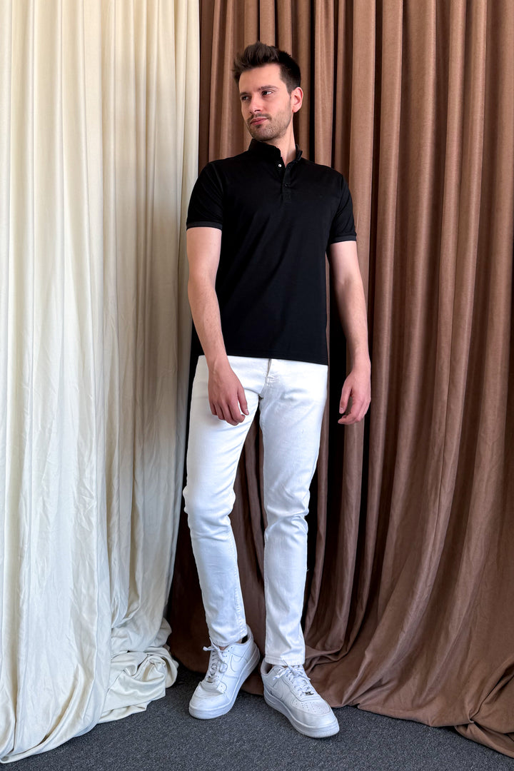 MPL Men's Polo Neck T-shirt 4148 - New Braunfels