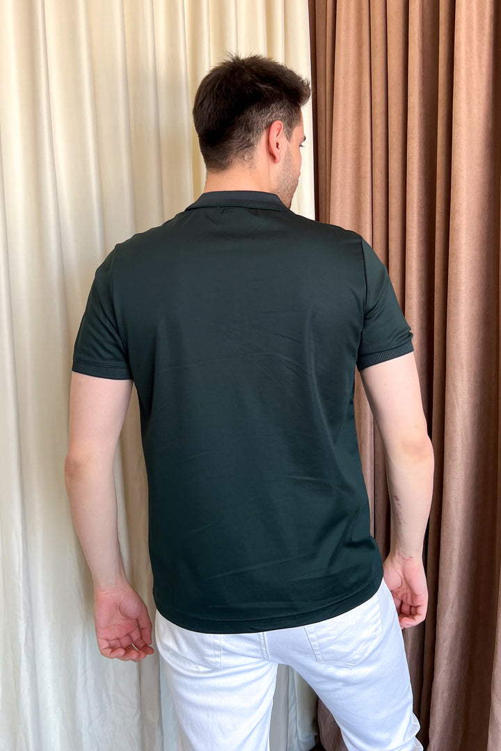 MPL Men's Zippered Polo Neck T-shirt 4168 - Las Rozas de Madrid