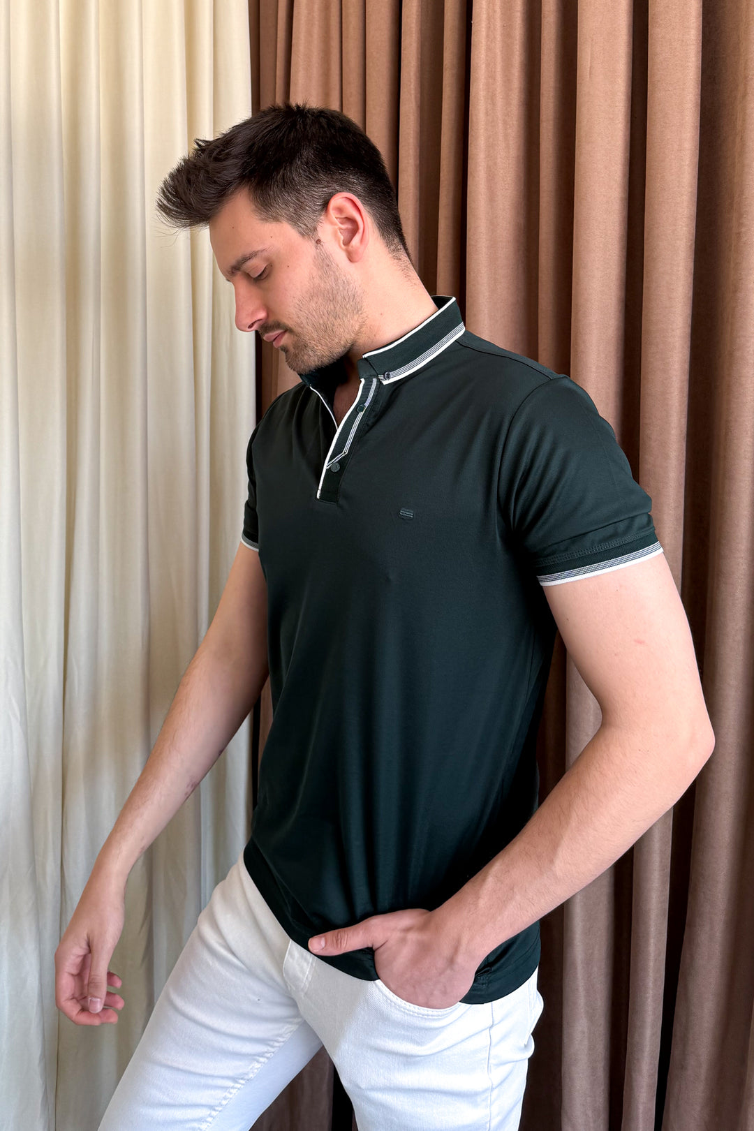MPL Men's Polo Neck T-shirt 4547 - Cihuatlán
