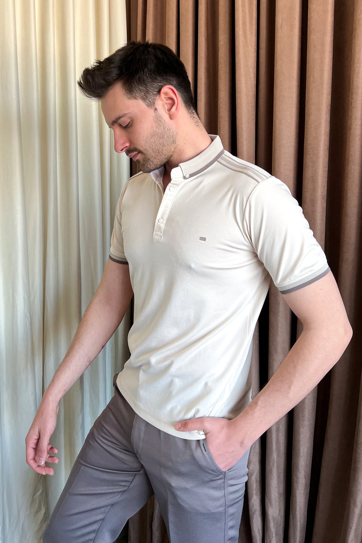 MPL Men's Polo Neck T-shirt 4555 - Oshkosh