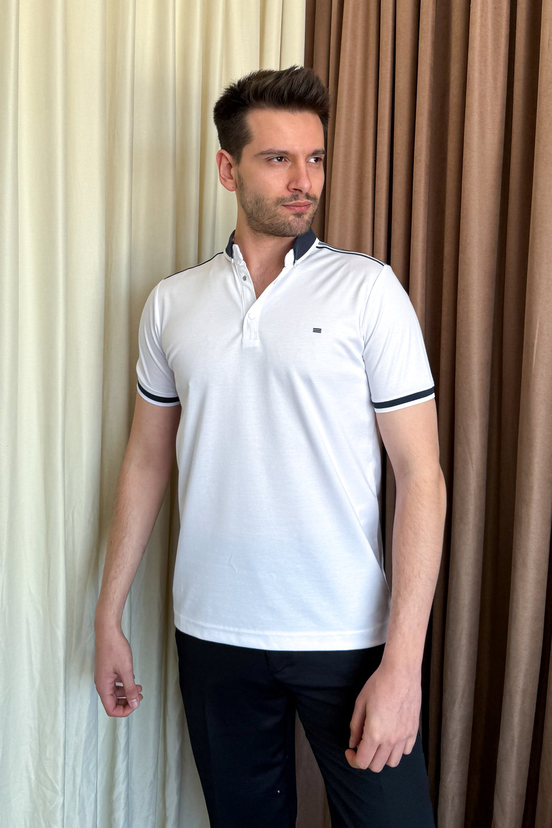 MPL Men's Polo Neck T-shirt 4555 - Wembley