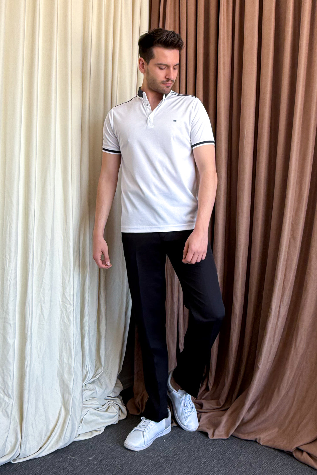 MPL Men's Polo Neck T-shirt 4555 - Wembley