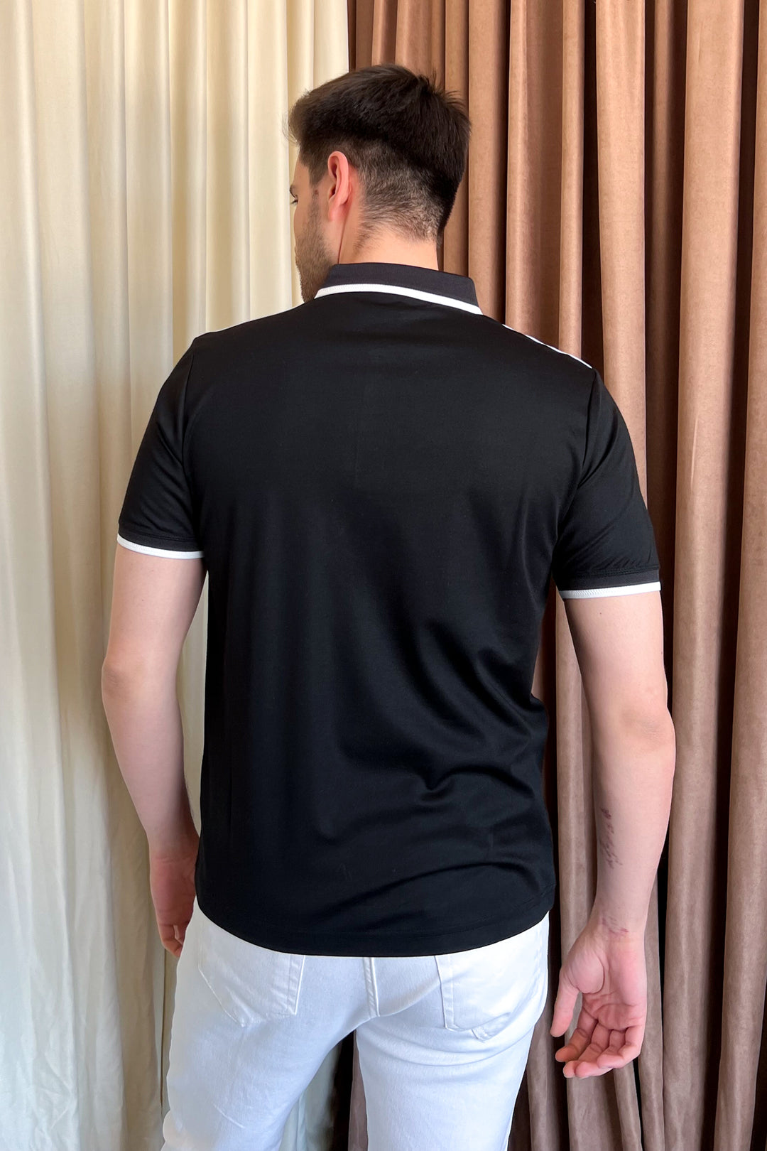 MPL Men's Polo Neck T-shirt 4555 - Chino