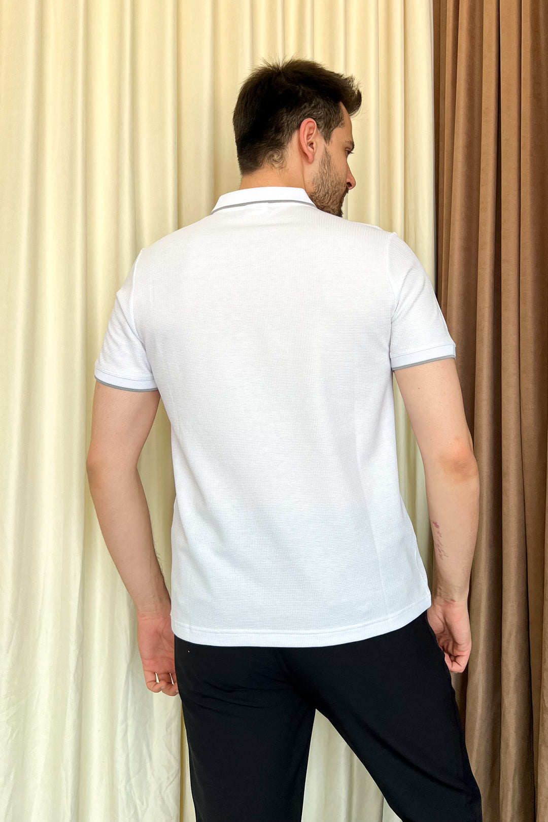 MPL Men's Polo Neck T-shirt 4570 - Merthyr Tudful