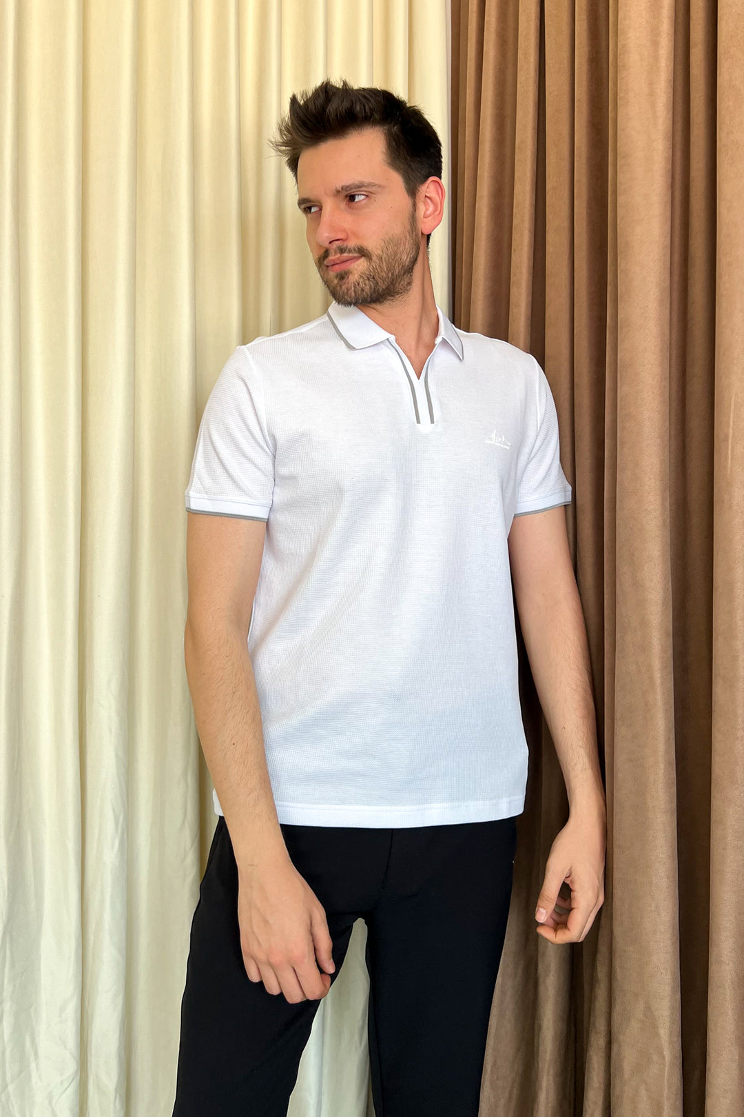 MPL Men's Polo Neck T-shirt 4570 - Merthyr Tudful
