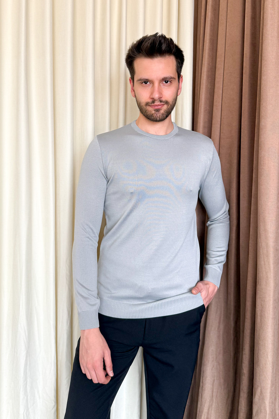 MPL Men's Bicycle Collar Long Sleeve Sweater 4200 - Beverwijk