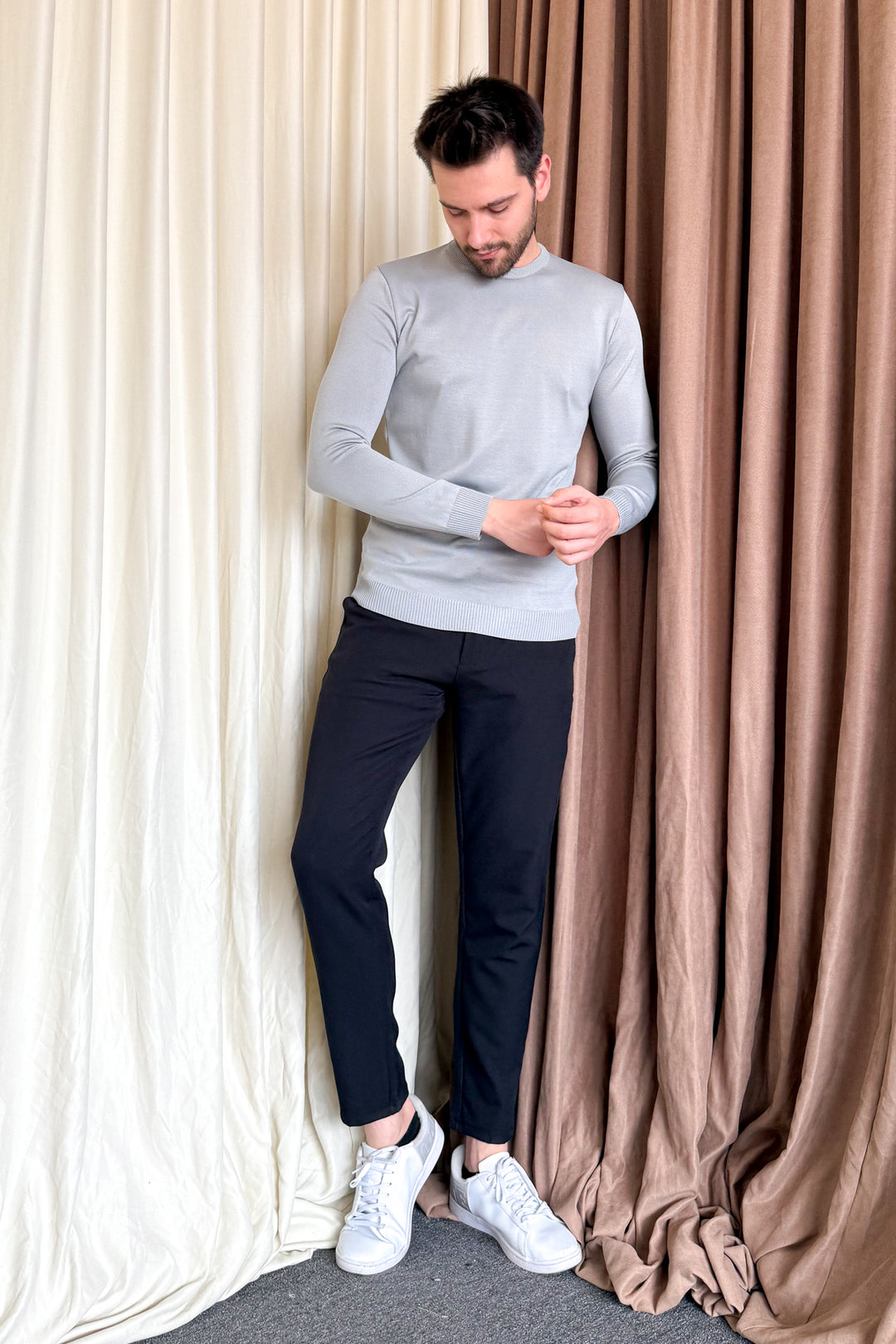 MPL Men's Bicycle Collar Long Sleeve Sweater 4200 - Beverwijk