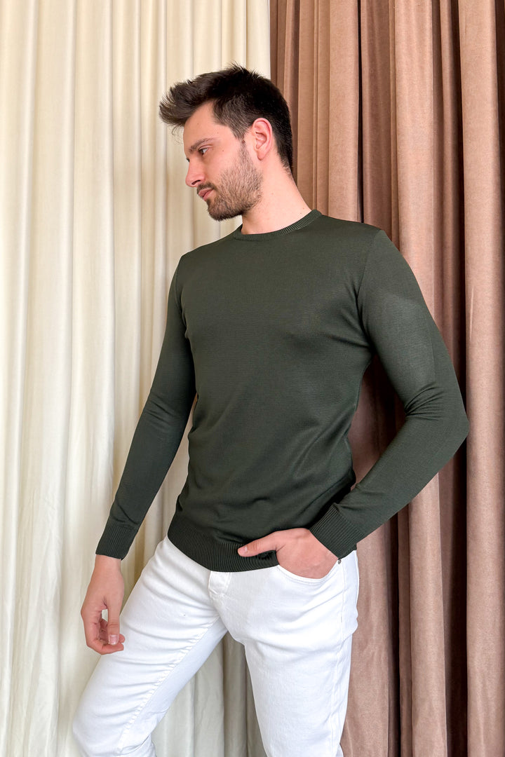 MPL Men's Bicycle Collar Long Sleeve Sweater 4200 - Hatfield