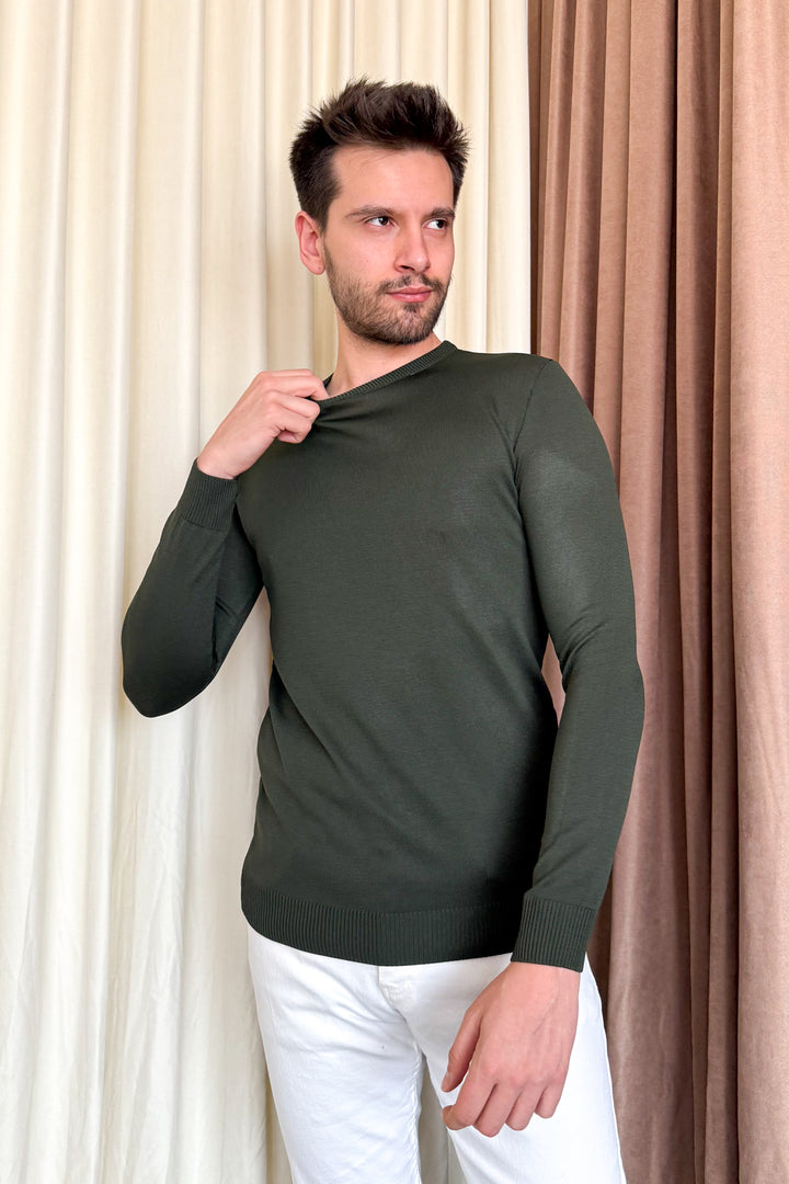 MPL Men's Bicycle Collar Long Sleeve Sweater 4200 - Hatfield