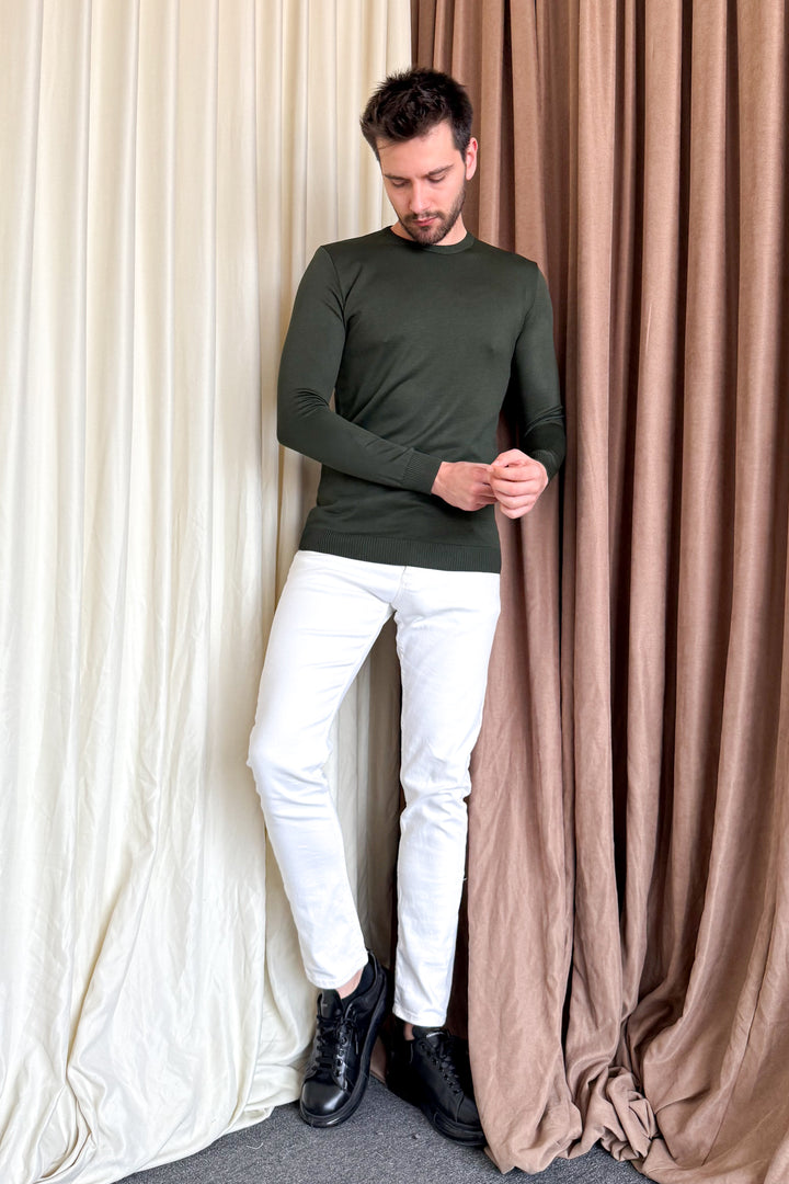 MPL Men's Bicycle Collar Long Sleeve Sweater 4200 - Hatfield