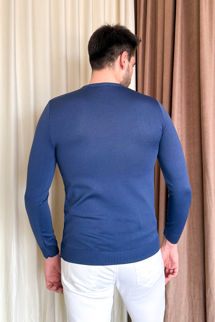 MPL Men's Bicycle Collar Long Sleeve Sweater 4200 - Piacenza