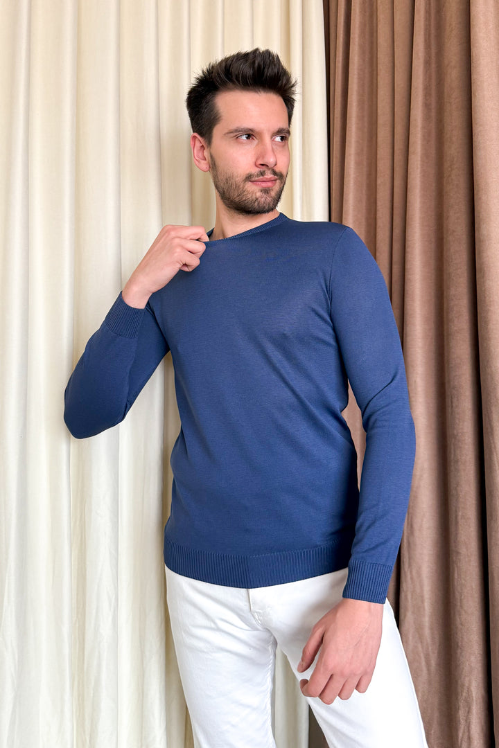 MPL Men's Bicycle Collar Long Sleeve Sweater 4200 - Piacenza