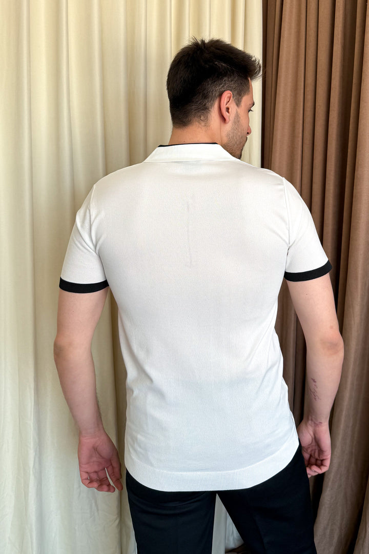 MPL Men's Zippered Short Sleeve T-shirt 9650 - Walkden