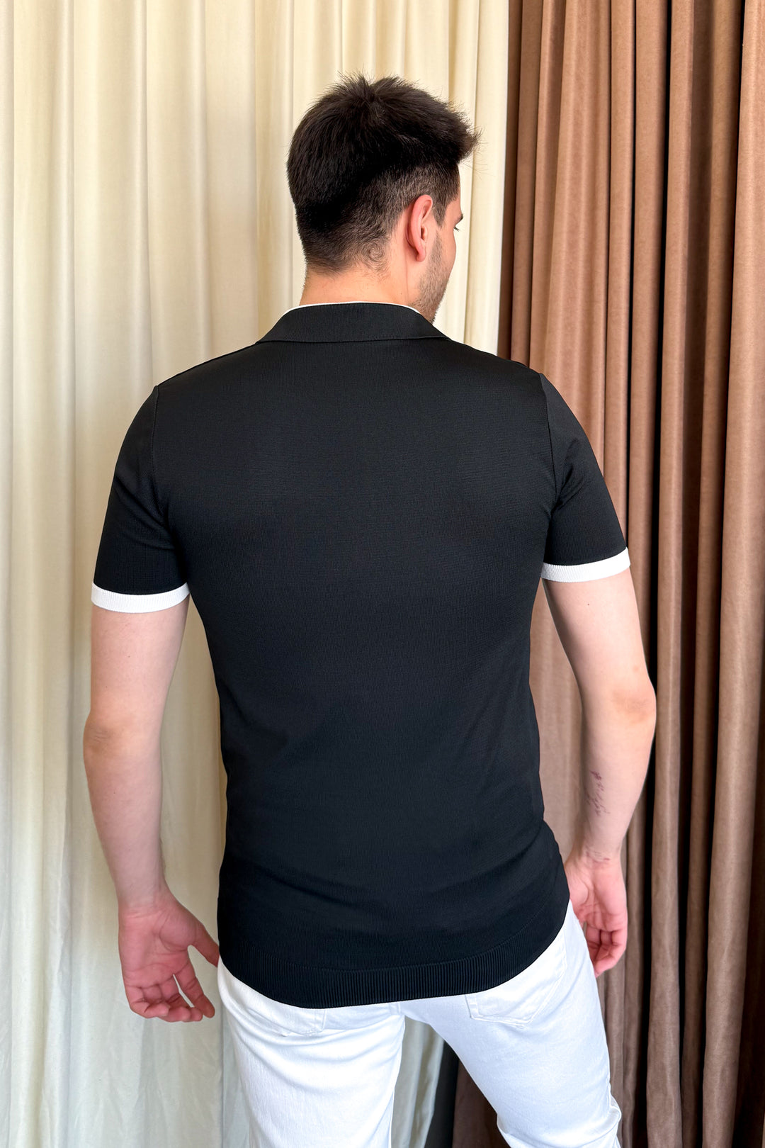 MPL Men's Zippered Short Sleeve T-shirt 9650 - Piatra Neamţ