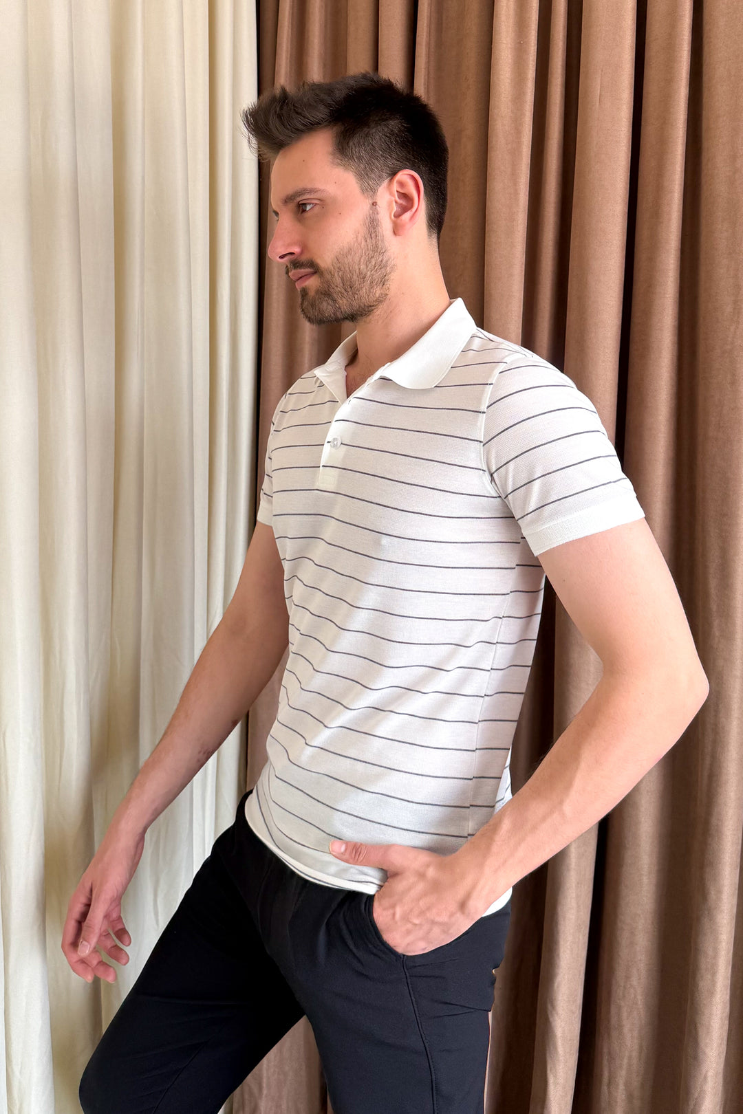 MPL Men's Polo Neck T-shirt 3149 - Mazatlán
