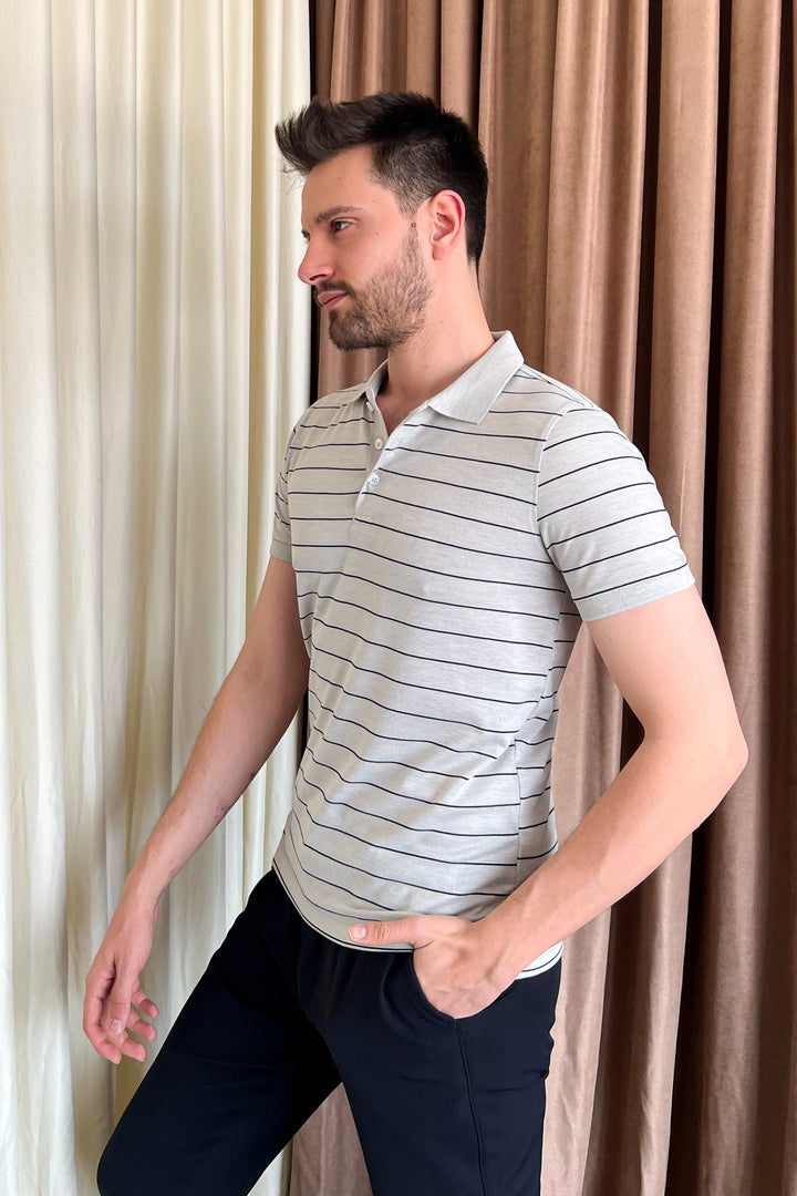 MPL Men's Polo Neck T-shirt 3149 - San Jacinto