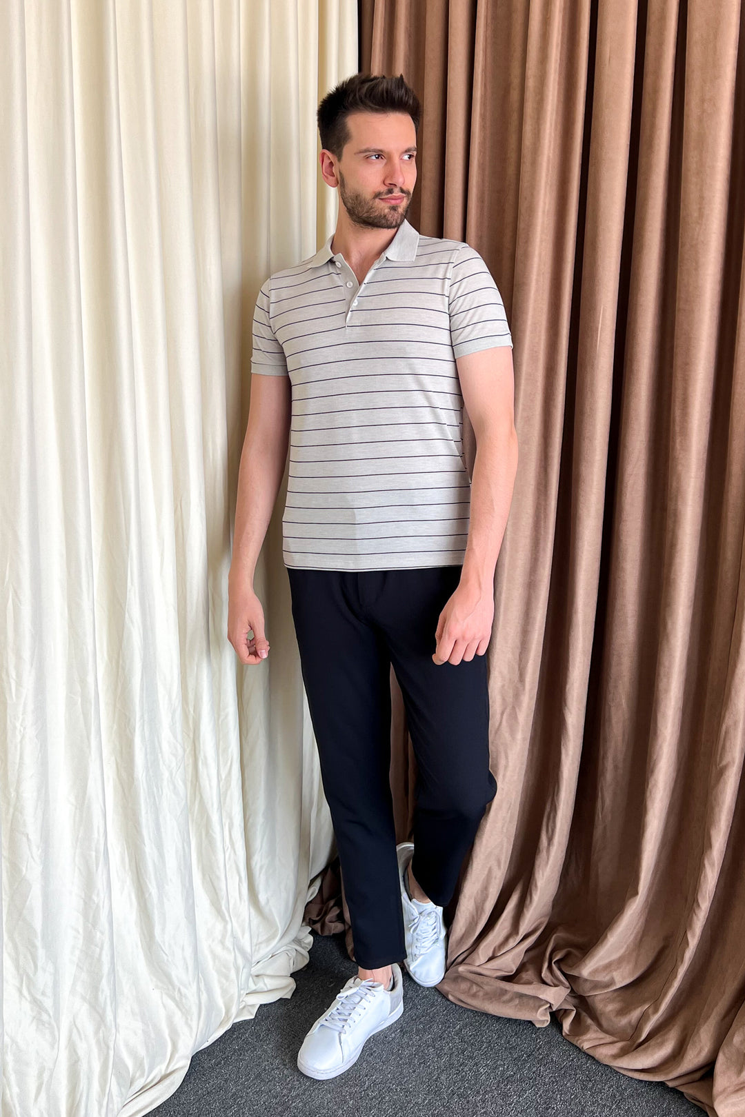 MPL Men's Polo Neck T-shirt 3149 - San Jacinto