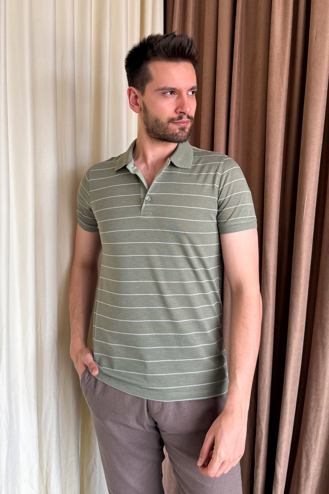 MPL Men's Polo Neck T-shirt 3149 - Hempfield