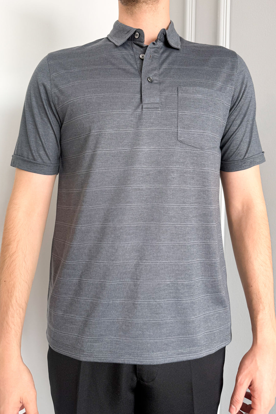 MPL Men's Mercerized Polo Neck T-shirt 2517 - Courbevoic