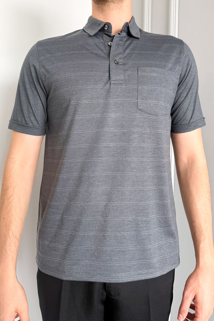 MPL Men's Mercerized Polo Neck T-shirt 2517 - Courbevoic