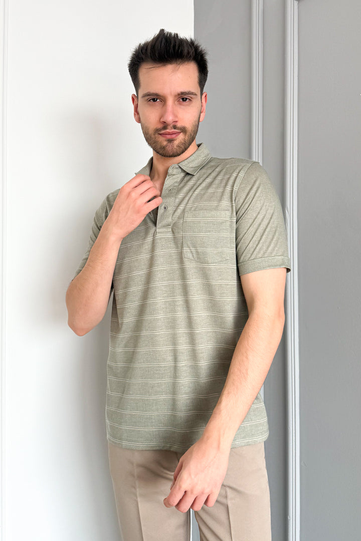 MPL Men's Mercerized Polo Neck T-shirt 2517 - Boca Raton