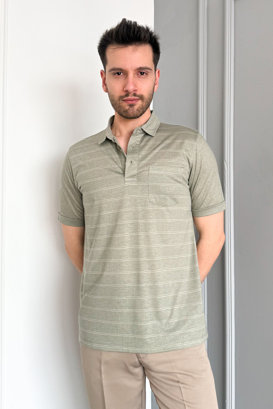 MPL Men's Mercerized Polo Neck T-shirt 2517 - Boca Raton