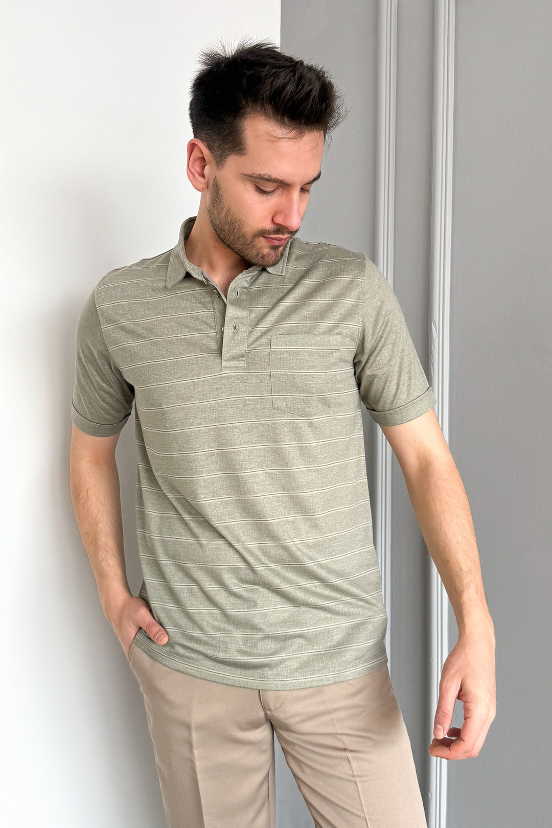 MPL Men's Mercerized Polo Neck T-shirt 2517 - Boca Raton
