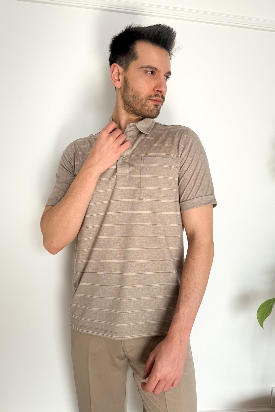 MPL Men's Mercerized Polo Neck T-shirt 2517 - Leesburg