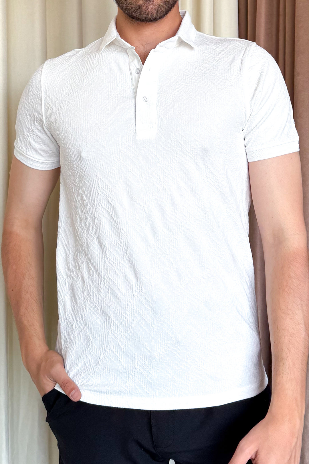 MPL Men's Polo Neck T-shirt 2532 - Pistoia