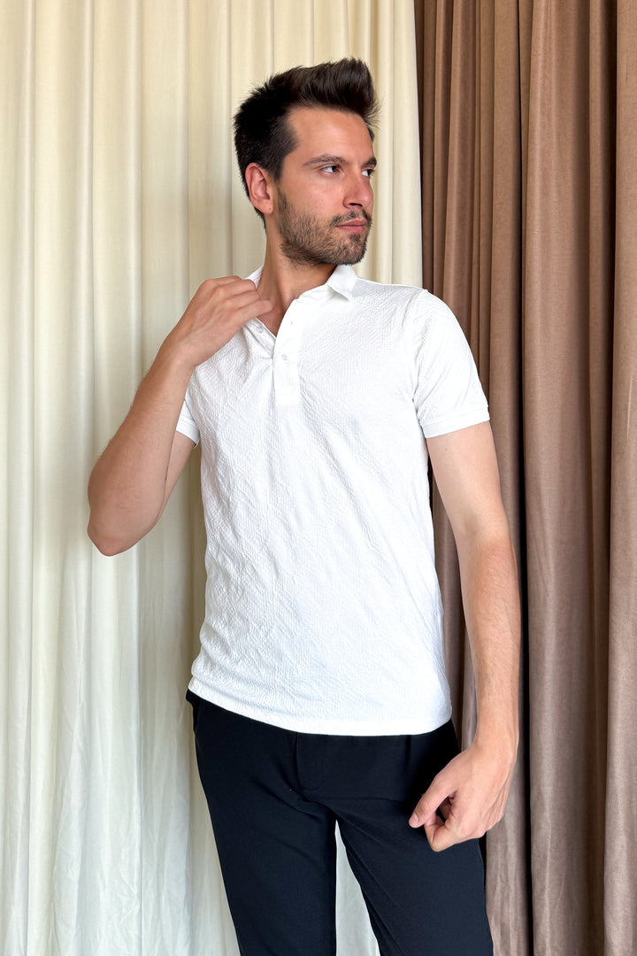 MPL Men's Polo Neck T-shirt 2532 - Pistoia