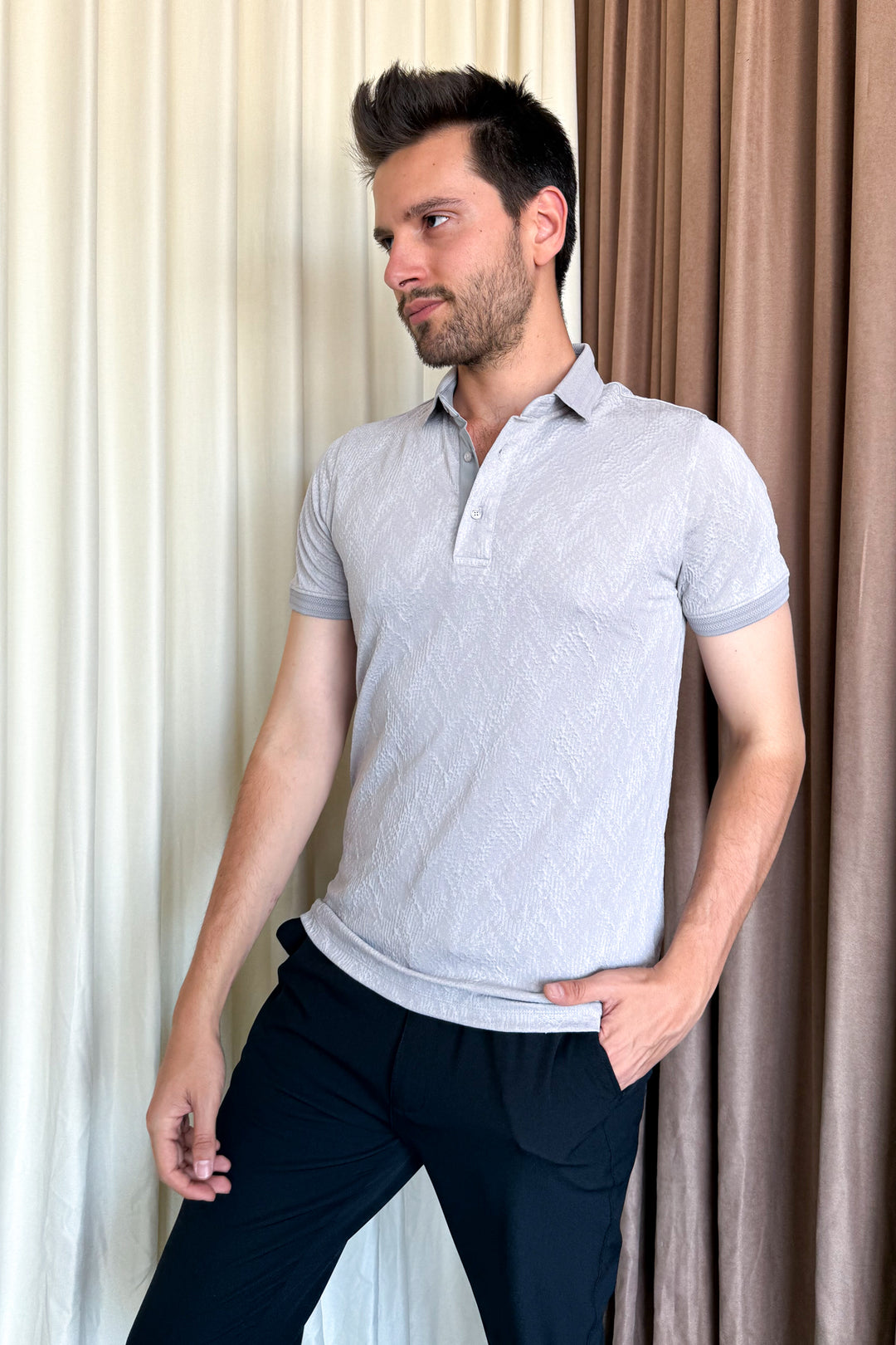 MPL Men's Polo Neck T-shirt 2532 - Oldham