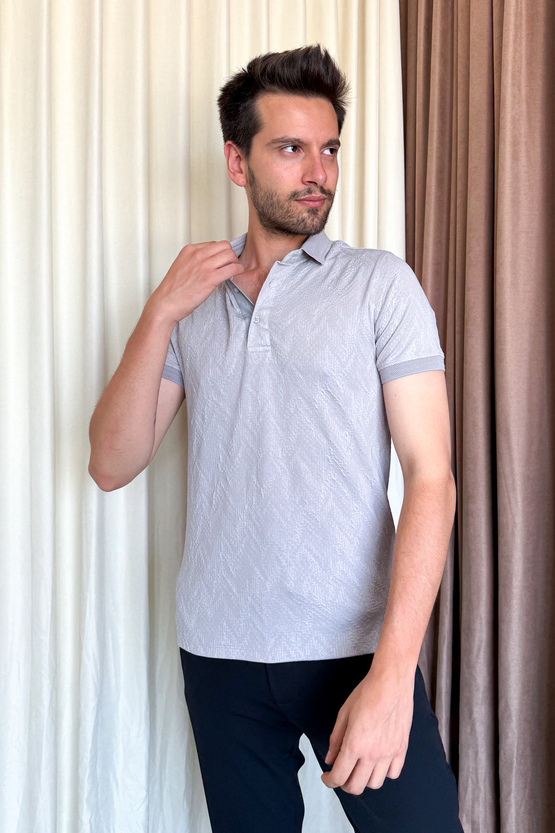 MPL Men's Polo Neck T-shirt 2532 - Oldham