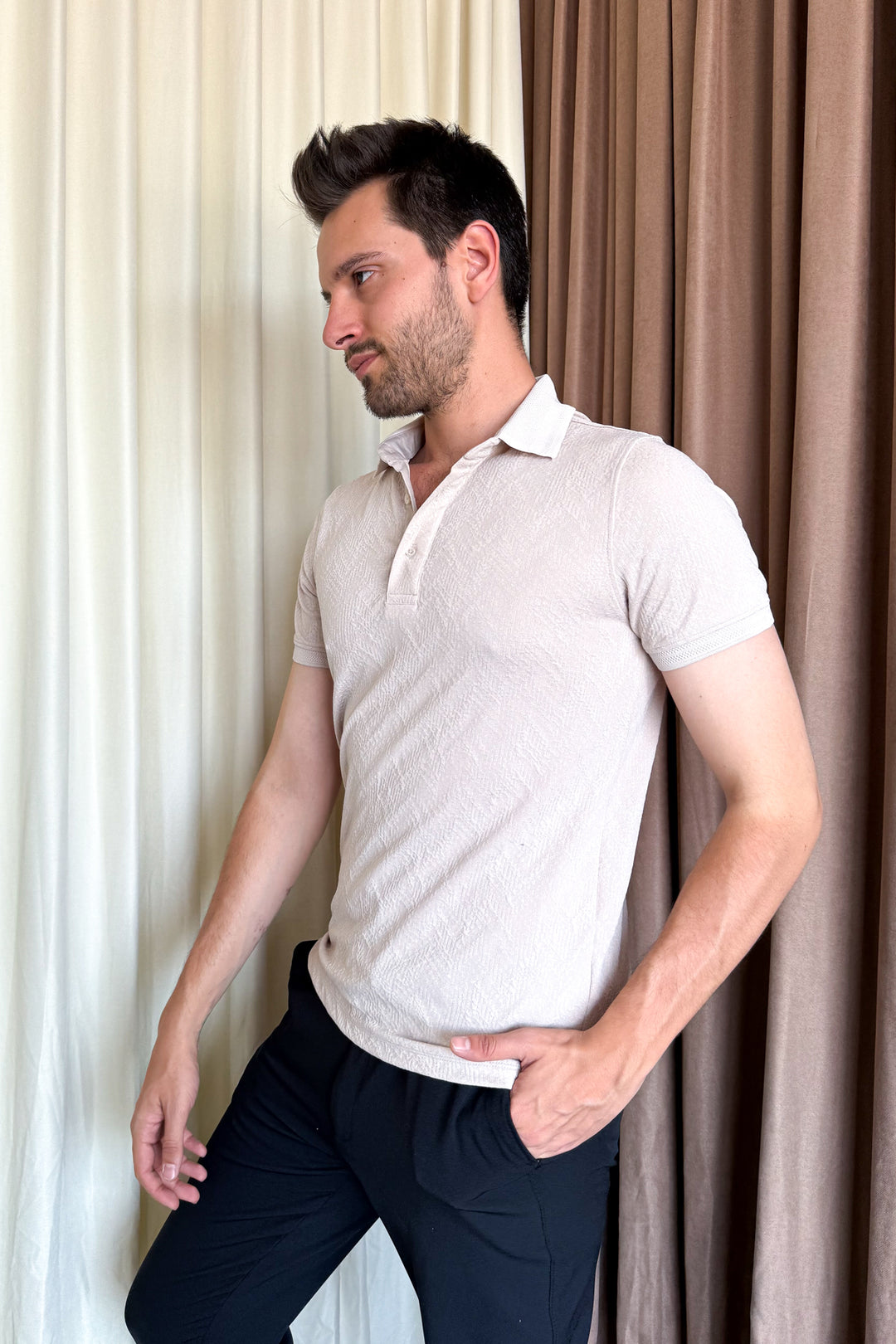 MPL Men's Polo Neck T-shirt 2532 - Caserta