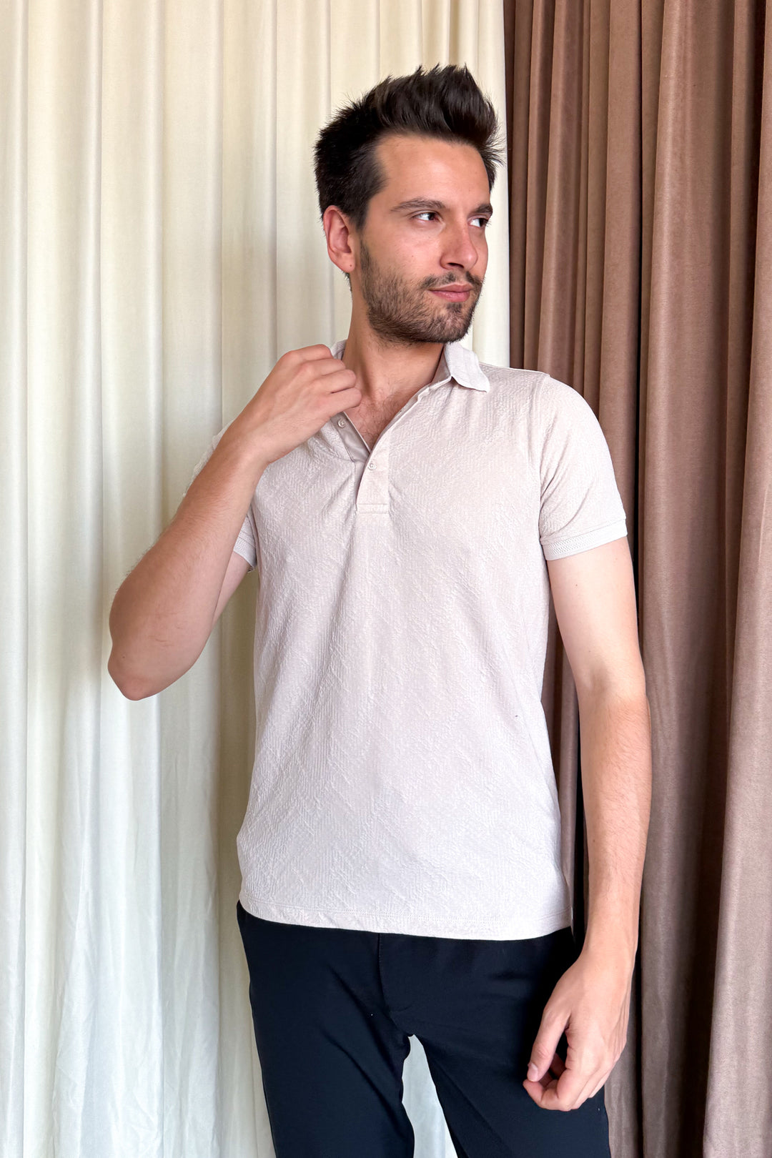 MPL Men's Polo Neck T-shirt 2532 - Caserta