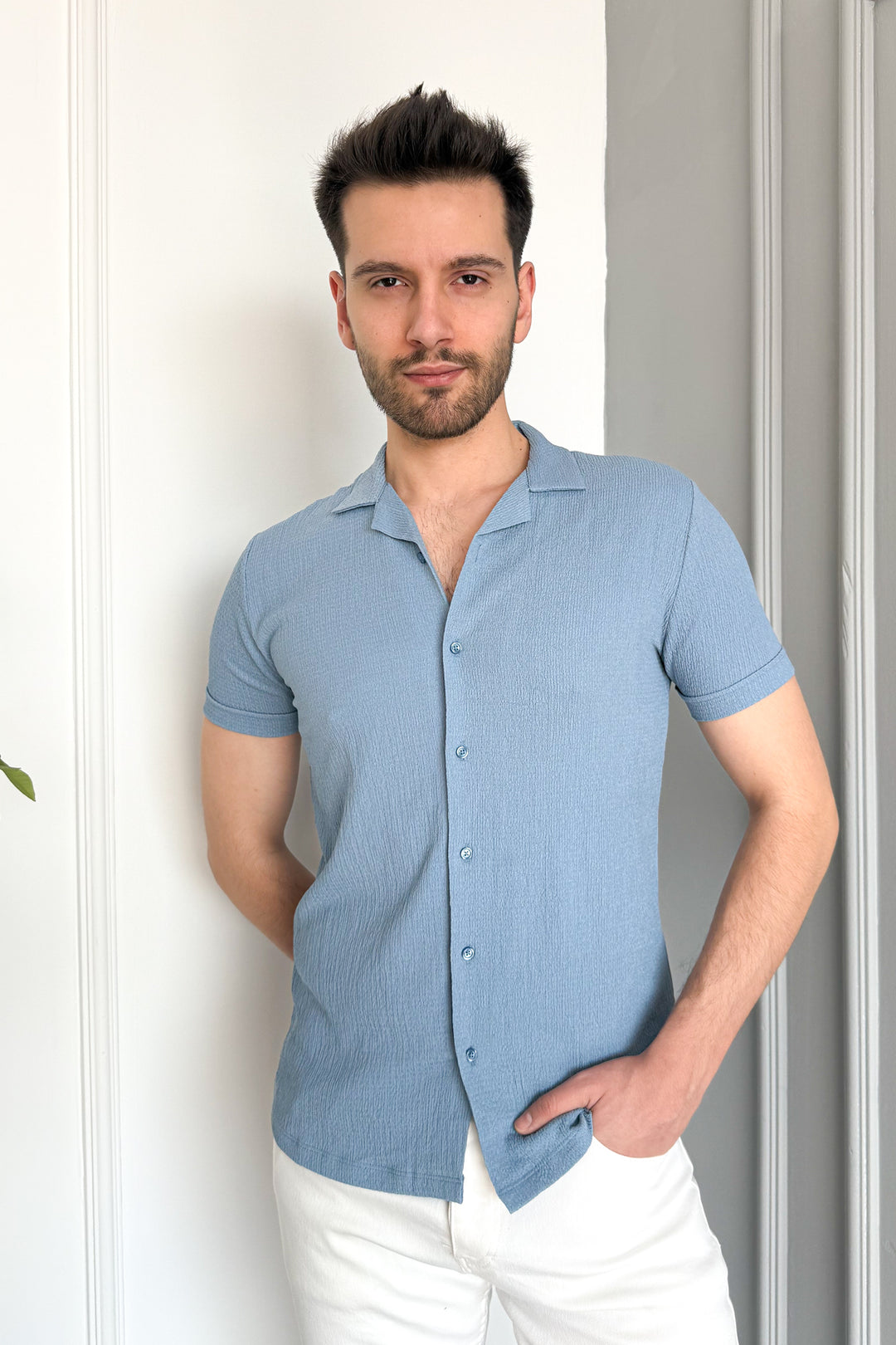 MPL Men's Apache Collar Shirt 2551 - Weinheim
