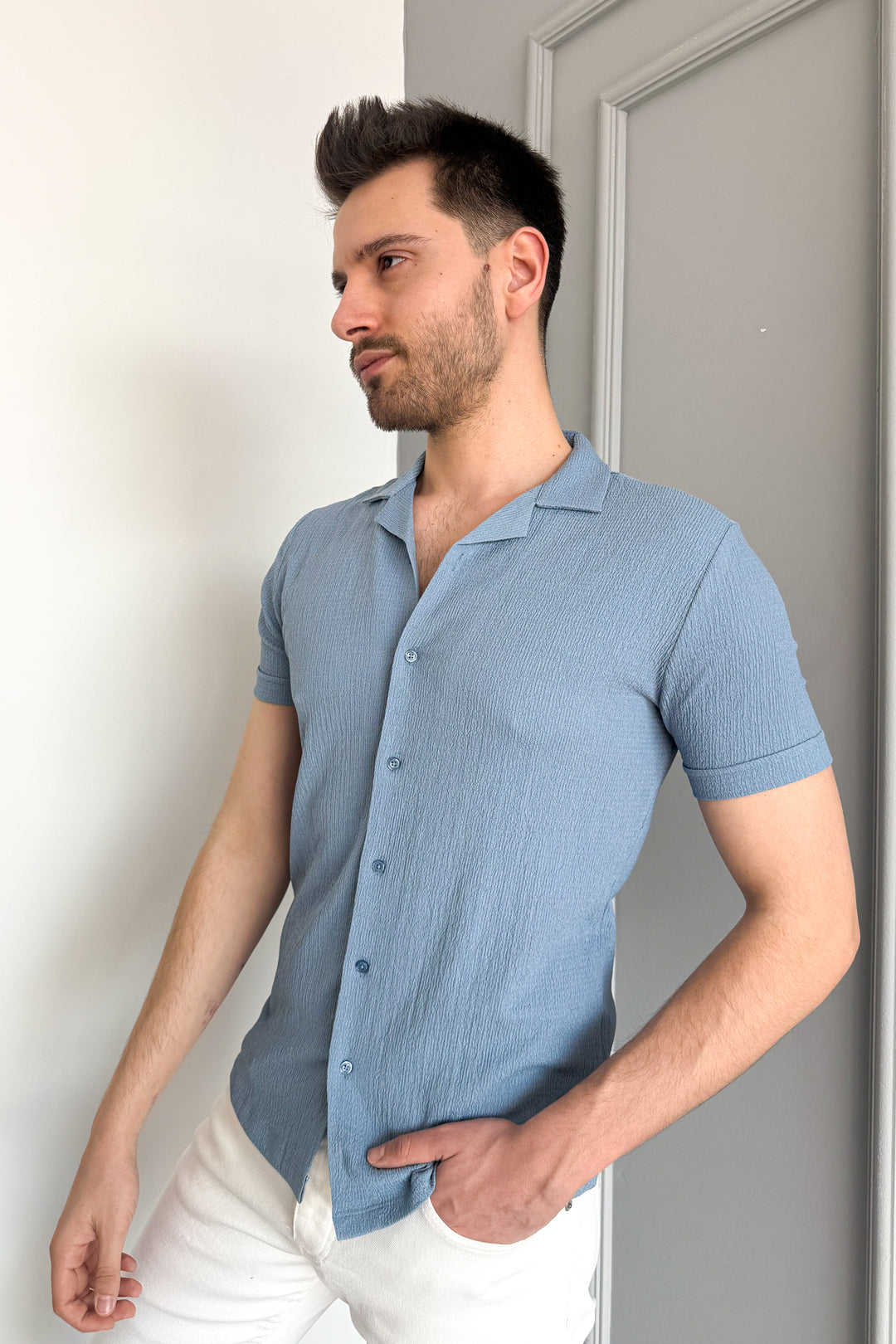 MPL Men's Apache Collar Shirt 2551 - Weinheim