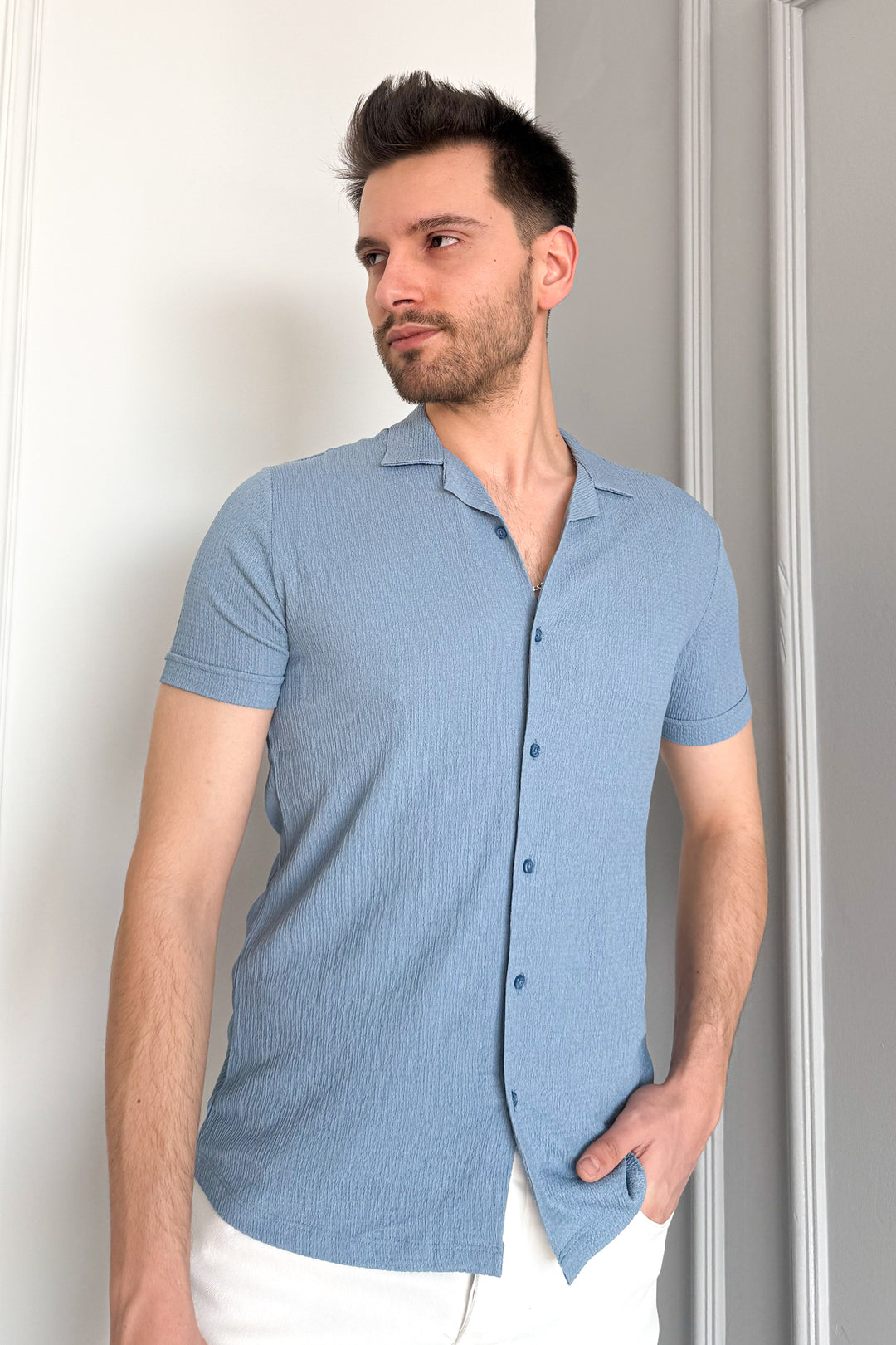 MPL Men's Apache Collar Shirt 2551 - Weinheim