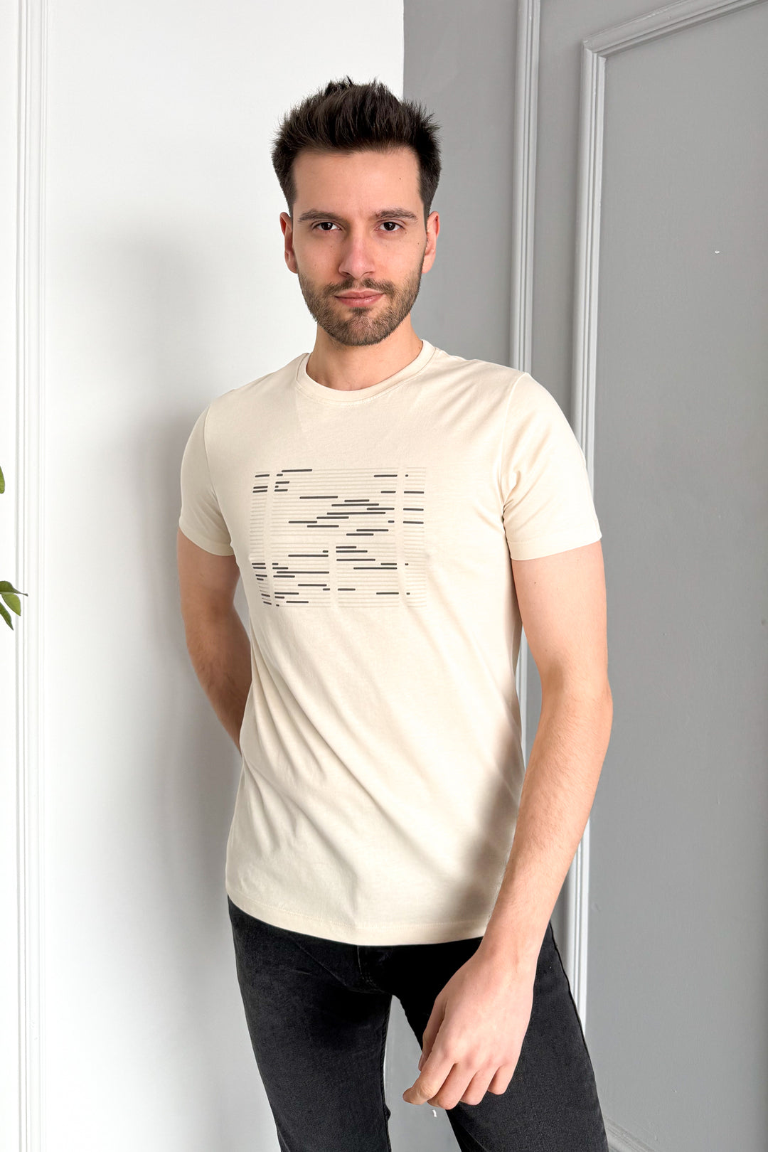 MPL Men's Bicycle Collar Printed T-shirt 3070 - Comitán