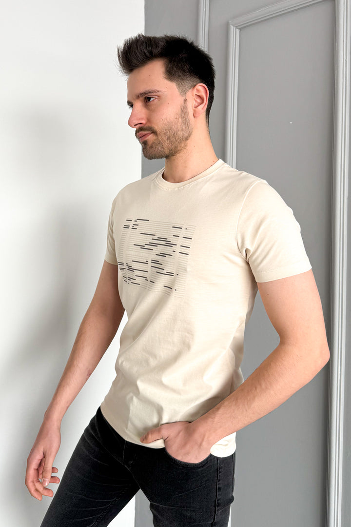 MPL Men's Bicycle Collar Printed T-shirt 3070 - Comitán