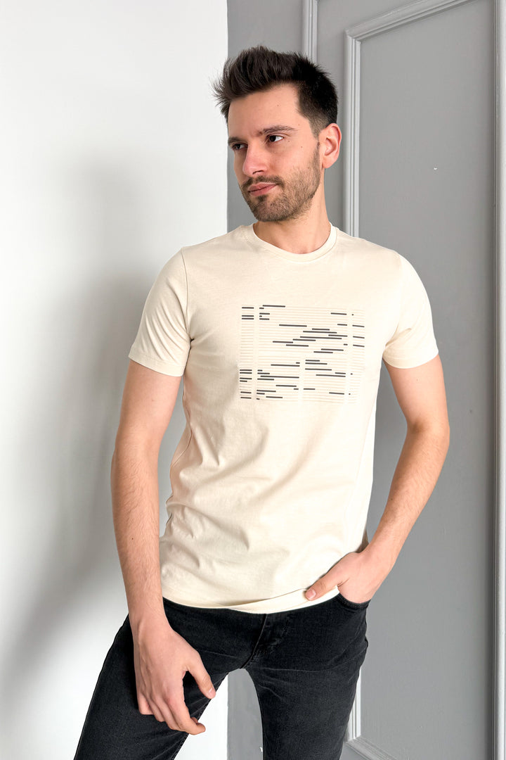 MPL Men's Bicycle Collar Printed T-shirt 3070 - Comitán