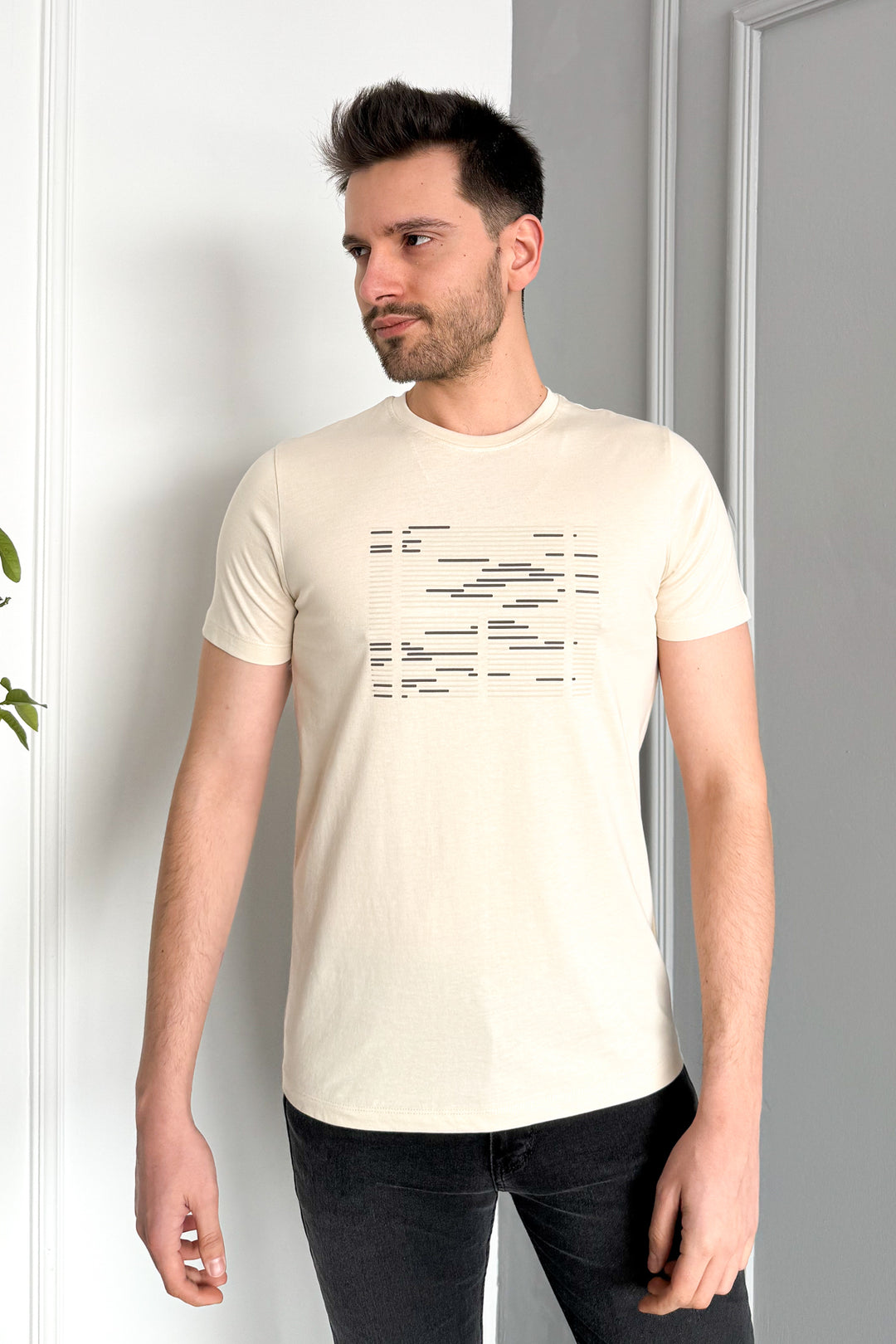 MPL Men's Bicycle Collar Printed T-shirt 3070 - Comitán
